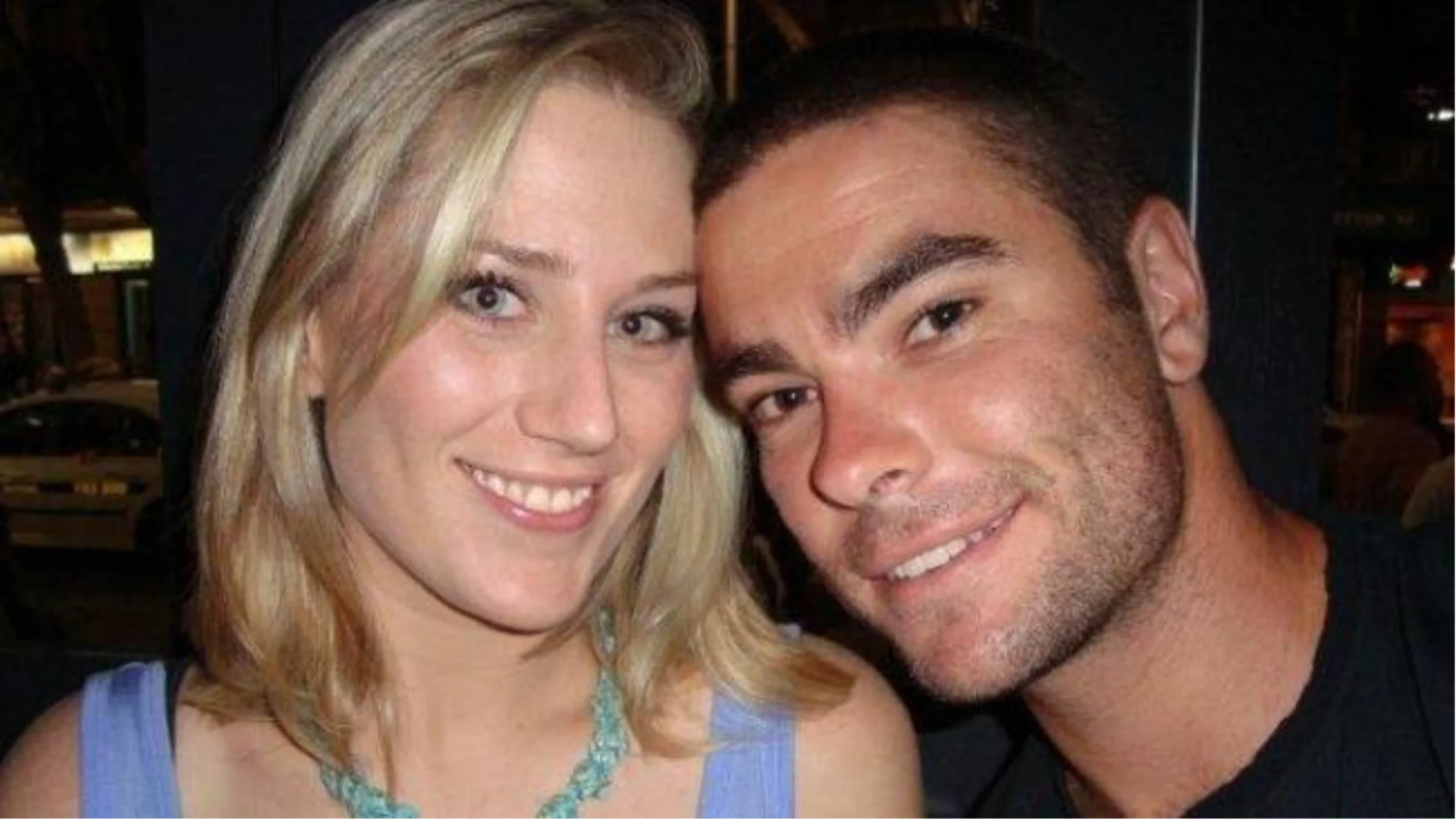 Morgan Huxley with ex - girlfriend Jess Hall. Photo: The Daily Telegraph