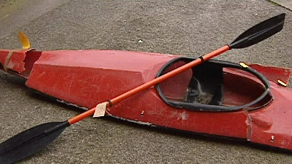 Red kayak