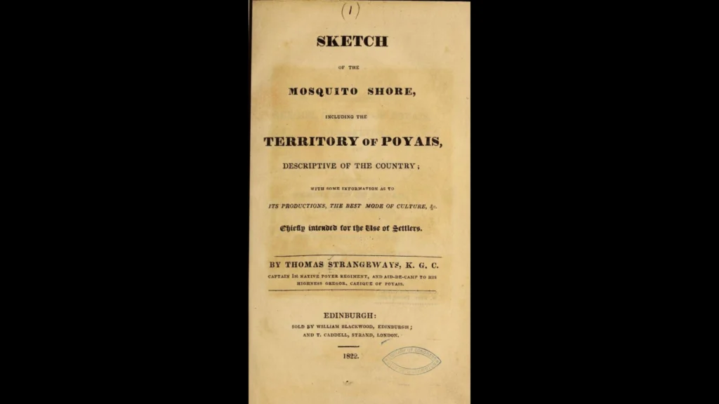 The Poyais “guidebook,” by Captain Thomas Strangeways