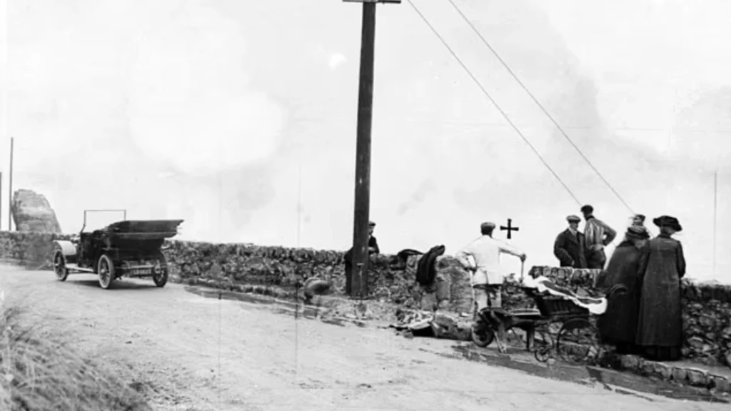 The site of the crash